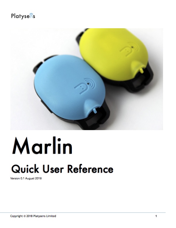 Marlin Quick User Reference Guide Image