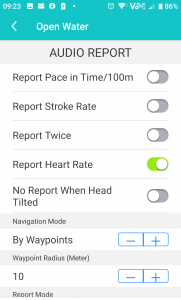 Report average heart rate