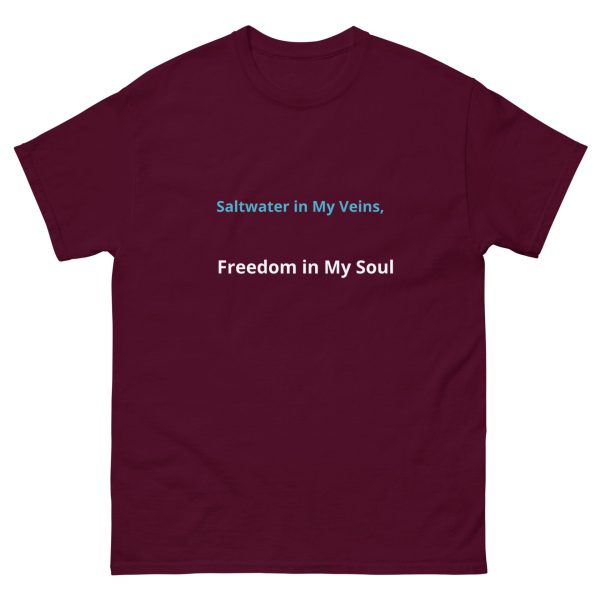 Saltwater in My Veins Tee Shirt - Image 2