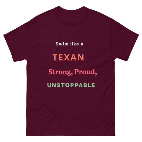 Swim like a Texan tee Shirt - Image 2