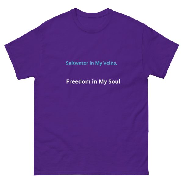 Saltwater in My Veins Tee Shirt - Image 3