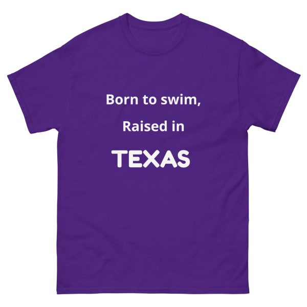 Born to Swim Raised in Texas Tee Shirt - Image 3