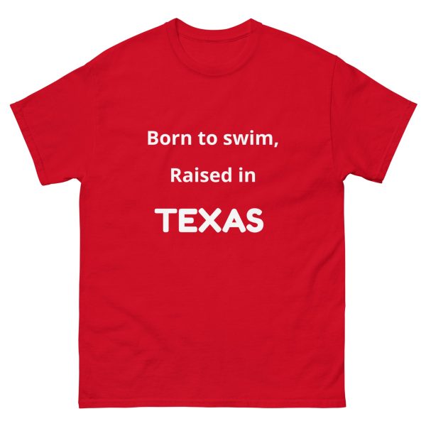 Born to Swim Raised in Texas Tee Shirt - Image 4