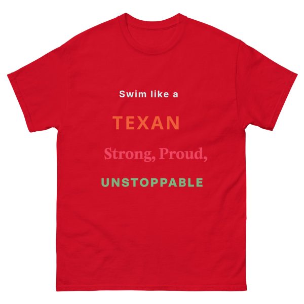 Swim like a Texan tee Shirt - Image 4